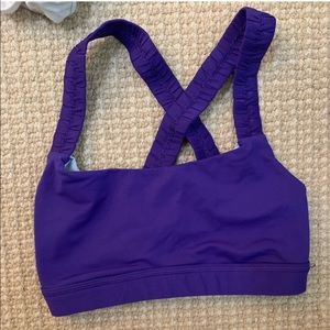 LULULEMON purple sports bra